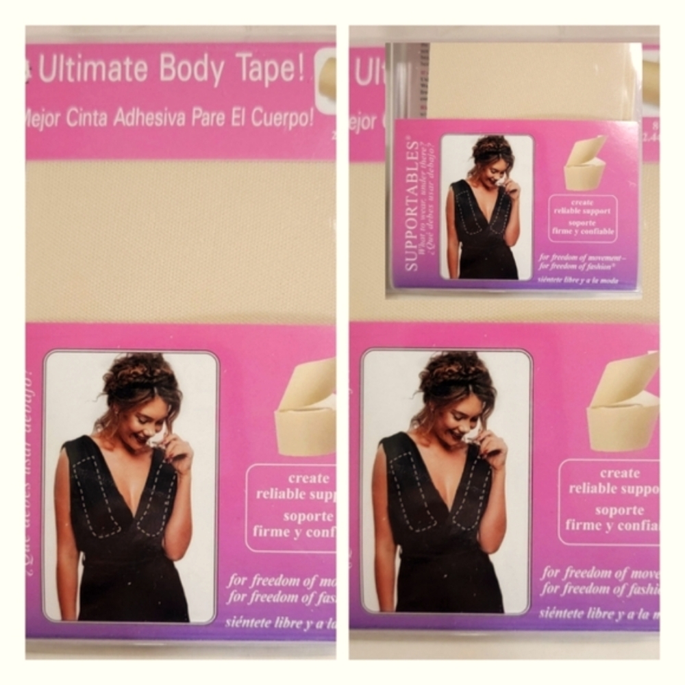 4 New Braza Supportables Ultimate Body Tape Unopened